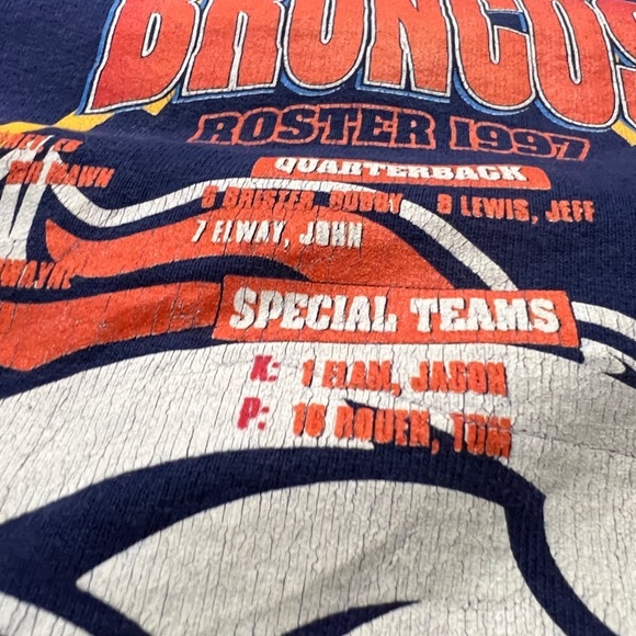 Vintage Denver Broncos XXXII Starter NFL Football Crewneck Sweatshirt - Picture 8 of 10